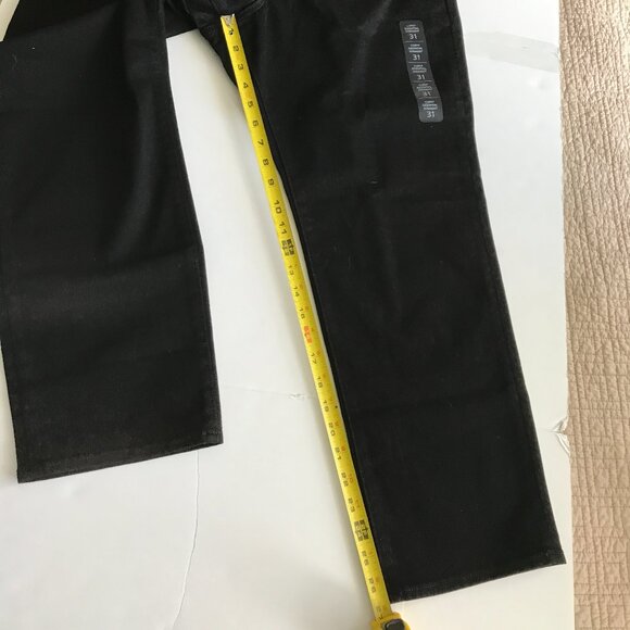 J Crew Factory Curvy essential straight black jean in all-day stretch size 31 - Picture 8 of 11